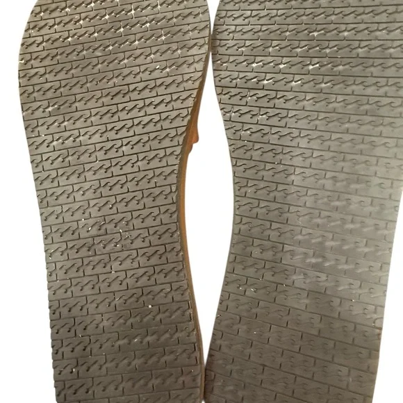 Billabong Women's Tan Braided Lana Slip on Sandals EV Foot bed Size 9.5 - Picture 6 of 6